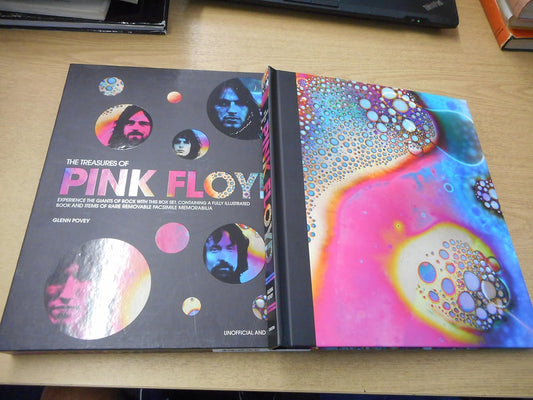 Image of Front Cover of 0356165S: Book - PINK FLOYD, The Treasures of Pink Floyd (, Europe 2012) Strong VG+  VG+/VG+