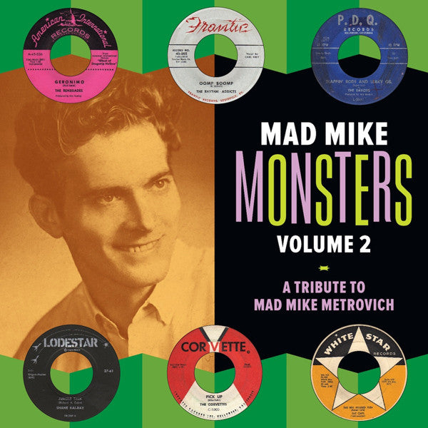Image of Front Cover of 0356199S: CD - VARIOUS, Mad Mike Monsters Volume 2 - A Tribute To Mad Mike Metrovich (Norton Records; CED-339, US 2008)   VG+/VG+