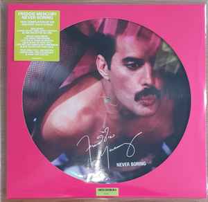 Image of Front Cover of 0346253S: LP - FREDDIE MERCURY, Never Boring (Mercury; 0602508007293, Europe 2019, Die cut Sleeve in Stickered Plastic Sleeve, Picture Disc, Ltd to 2019, Numbered) No. 1283  VG+/VG+