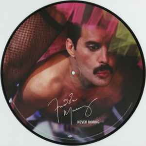 Image of Label Cover of 0346253S: LP - FREDDIE MERCURY, Never Boring (Mercury; 0602508007293, Europe 2019, Die cut Sleeve in Stickered Plastic Sleeve, Picture Disc, Ltd to 2019, Numbered) No. 1283  VG+/VG+