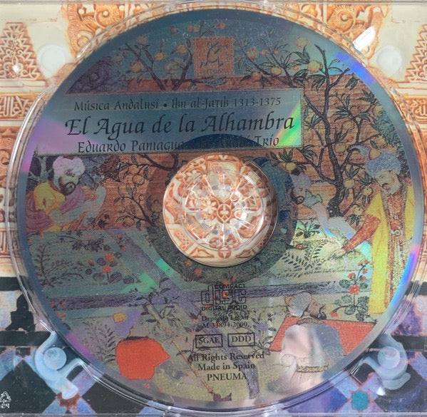 Image of Label Cover of CD - VG+/VG+ - IBN AL-JATIB / EDUARDO PANIAGUA, EL ARAB  TR O, El Agua De La Alhambra (Pneuma; PN 320, Spain 2001, Digipak, Booklet), ,  - 0316272C