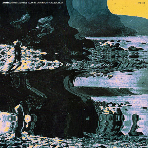 Image of Front Cover of 0326384E: LP - THE KVB, Artefacts (Reimaginings From The Original Psychedelic Era) (Cleopatra; CLO3898LP-BYH, US 2023, Inner, Blue/Yellow Haze vinyl)   VG+/VG+