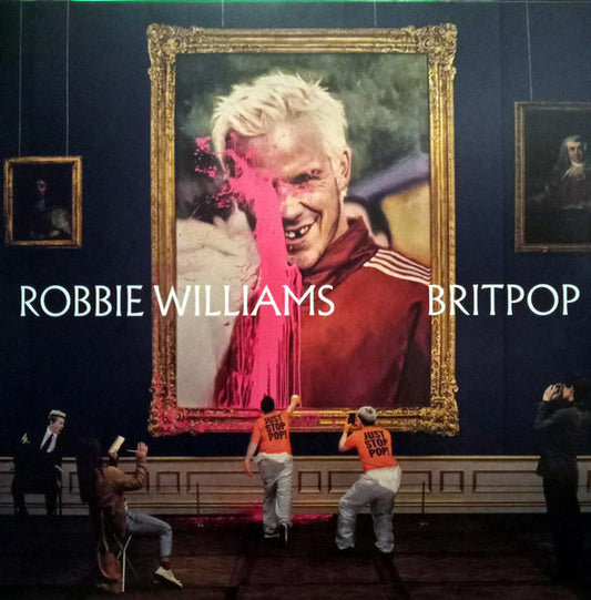 Image of Front Cover of 0456138S: LP - ROBBIE WILLIAMS, BRITPOP (Columbia Records; 19802974181, Europe 2026, Standard Sleeve, Inner, Indies Exclusve White Vinyl)   NEW/NEW