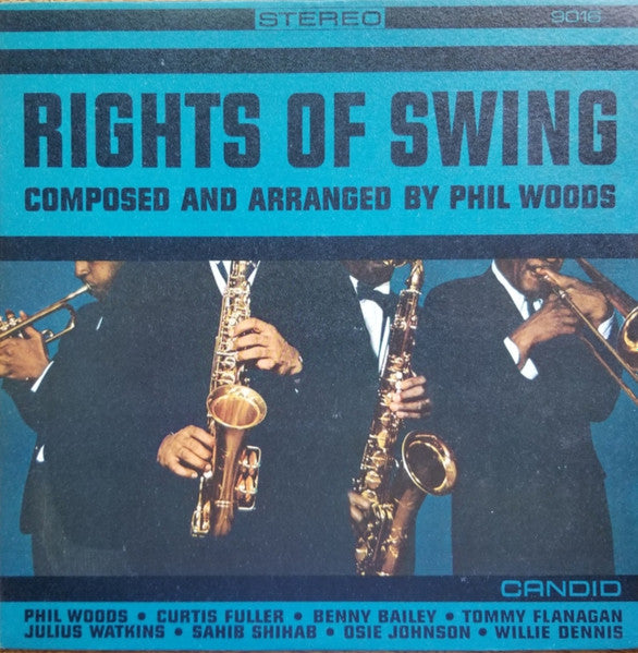 Image of Front Cover of CD - M/M - PHIL WOODS, Rights Of Swing (Candid; 32JDC-112, Japan 1987, Jewel Case, Booklet), ,  - 0436001E
