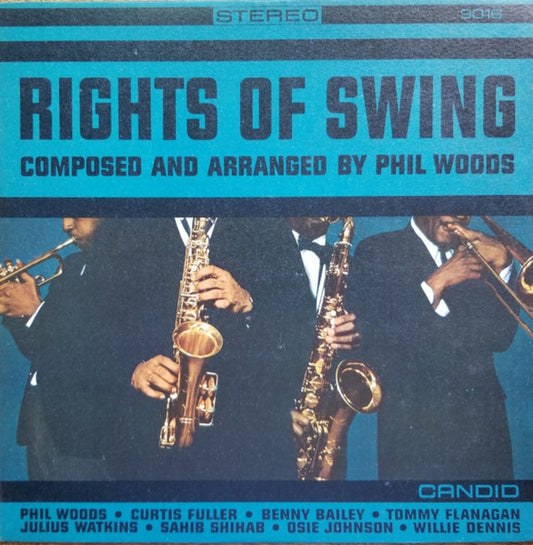 Image of Front Cover of CD - M/M - PHIL WOODS, Rights Of Swing (Candid; 32JDC-112, Japan 1987, Jewel Case, Booklet), ,  - 0436001E