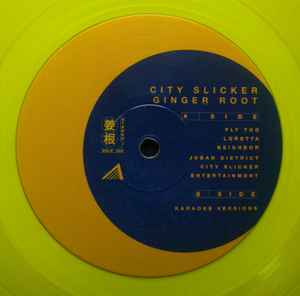 Image of Label Cover of 0446006S: LP - GINGER ROOT, City Slicker (Acrophase Records; GRLP 005, US 2022, Yellow Translucent Vinyl)   VG+/VG+
