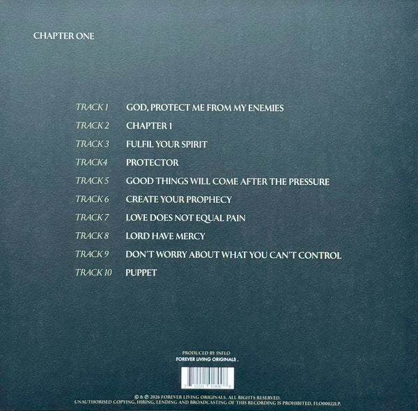 Image of Back Cover of LP - NEW/NEW - SAULT, Chapter 1 (Forever Living Originals; FLO00022LP, Europe 2026), ,  - 1656135S