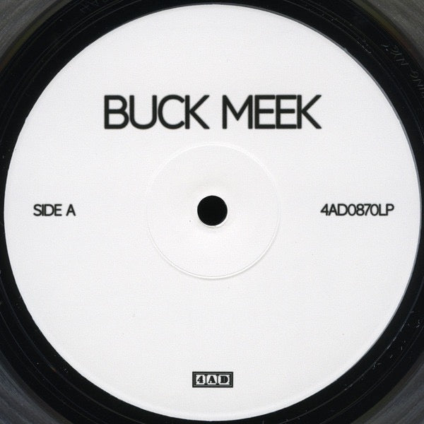 Image of Label Cover of LP - NEW/NEW - BUCK MEEK (FROM BIG THIEF), The Mirror (4AD; 4AD0870LP, Europe 2026, Inner, Crystal Clear Vinyl. ), ,  - 0936074E