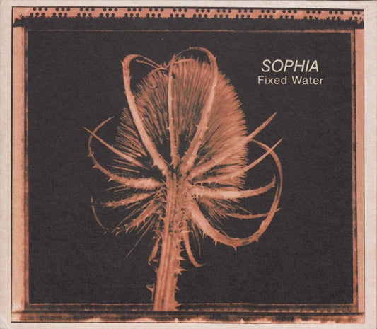 Image of Front Cover of CD - VG/VG+ - SOPHIA, Fixed Water (The Flower Shop Recordings; FLOWCD 004, UK 1996, Digipak), Sticker Residue on Reverse of Sleeve,  - 0416040C