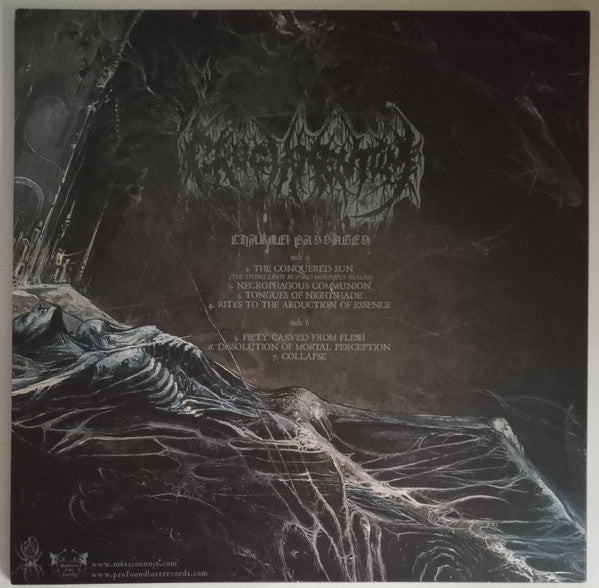 Image of Back Cover of 0446076S: LP - CRUCIAMENTUM, Charnel Passages (Profound Lore Records; PFL157-5, Canada 2016, Poster)   VG+/VG+