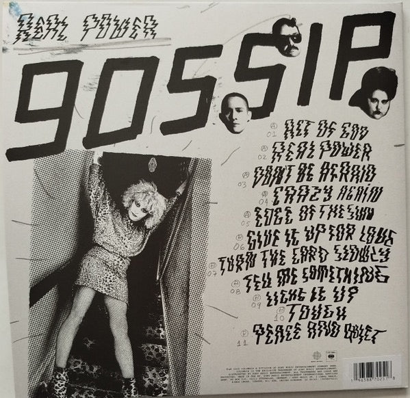 Image of Back Cover of 0416119C: LP - GOSSIP, Real Power (Sony Music; 19658870231, Europe 2024, Gatefold, Inner & Booklet, Red Vinyl) Still In Opened Shrinkwrap  EX/VG+