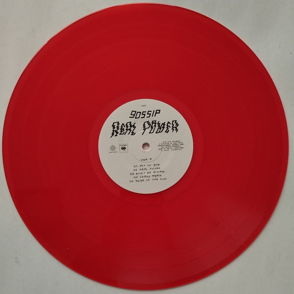 Image of Label Cover of 0416119C: LP - GOSSIP, Real Power (Sony Music; 19658870231, Europe 2024, Gatefold, Inner & Booklet, Red Vinyl) Still In Opened Shrinkwrap  EX/VG+