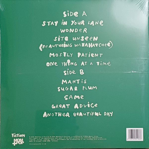 Image of Back Cover of LP - NEW/NEW - COURTNEY BARNETT, Creature of Habit (Fiction Records; 0484186, UK 2026, Gatefold, Indies Exclusive 'Another Beautiful Day' Caramel Coloured Vinyl), , 'Creature Of Habit  marks a decisive new chapter in Courtney Barnett s musical evolution. It s a bold, emotionally resonant record that explores the central question: how to get out of your own way so you can truly feel your life. Written in the wake of a relocation from Australia to Los Angeles and the closure of her long