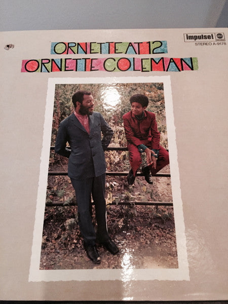 Image of Front Cover of LP - VG/VG - ORNETTE COLEMAN, Ornette At 12 (Impulse!; AS-9178, US 1972, Gatefold), Long mark across Side A but doesn't effect play. Plays above grade. Cut out corner & drill hole.,  - 0426104E