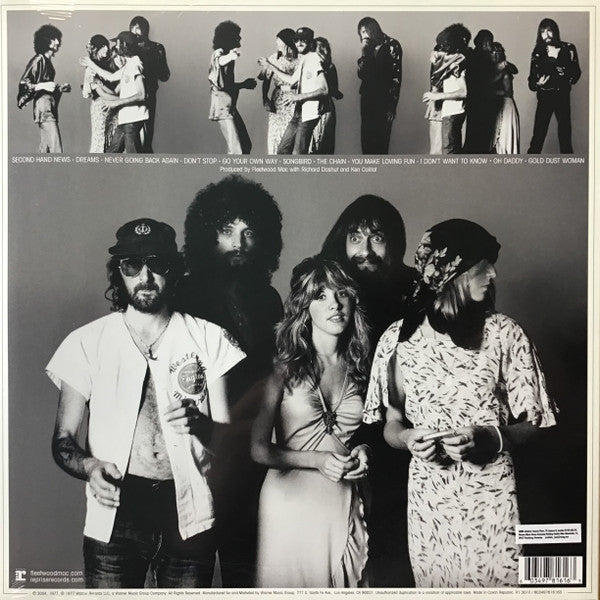 Image of Back Cover of LP - VG+/VG+ - FLEETWOOD MAC, Rumours (Reprise Records; R1 3010, Europe 2025 Reissue, Insert), ,  - 3726259E