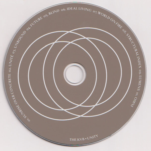 Image of Label Cover of CD - VG+/VG+ - THE KVB, Unity (Invada; INV259CD, UK 2021, Digipak, Booklet), ,  - 0436068E