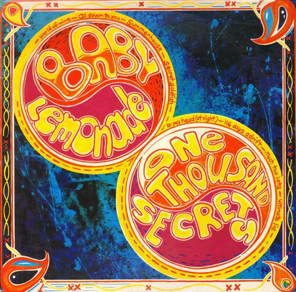 Image of Front Cover of 0426134E: LP - BABY LEMONADE, One Thousand Secrets (DDT Records ; DISPLP 22, UK 1988, Inner)   VG+/VG+