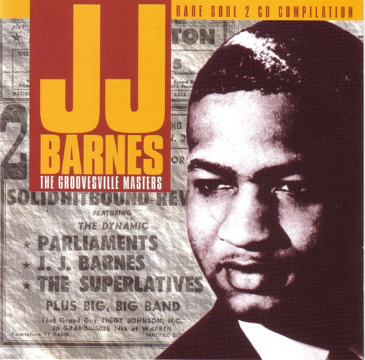 Image of Front Cover of 2xCD - VG+/VG+ - J. J. BARNES, The Groovesville Masters (Goldmine Soul Supply; GSCD108, UK 1998 Reissue, Jewel Case), ,  - 0416041C