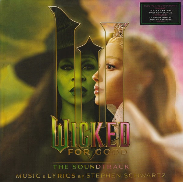 Image of Front Cover of 2xLP - NEW/NEW - STEPHEN SCHWARTZ, Wicked: For Good (The Soundtrack) (Republic Records; 602478756177, Europe 2025, Gatefold, 2 Inners), ,  - 0416251C