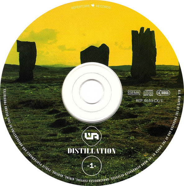 Image of Label Cover of 0436108E: 4xCD - WISHBONE ASH, Distillation (Repertoire Records; REP 4649 CX, Germany 1997, Book Sleeve, Booklet)   VG+/VG+