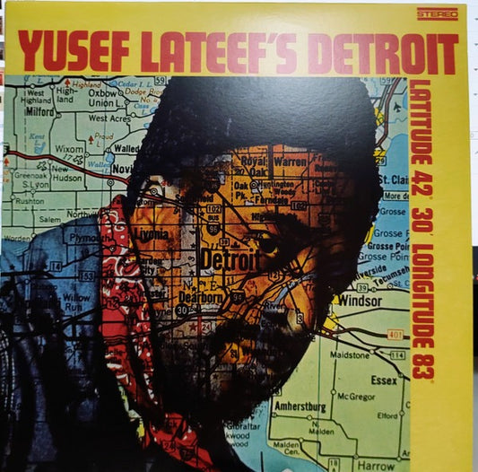 Image of Front Cover of LP - NEW/NEW - YUSEF LATEEF, Detroit Latitude 42  30' Longitude 83  (Atlantic; SD 1525, Argentina 2022 Reissue), ,  - 2356057S