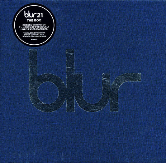 Image of Front Cover of 0456115S: 18xCD - BLUR, Blur 21 (The Box) (Food; BLURBOX21, Europe 2012, Book) 7/10 CDs sealed, unsealed VG  VG/EX