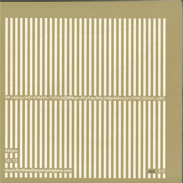 Image of Back Cover of 0446275S: 12" - UNKNOWN ARTIST, TOPP010 (Music For The Other People Place; TOPP010, Spain 2020, Limited Edition) Strong VG+  VG+/VG+