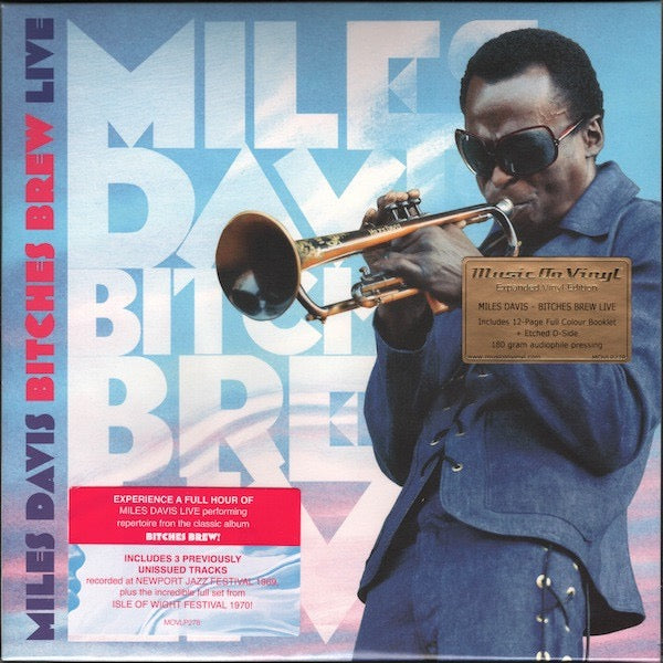 Image of Front Cover of 2xLP - NEW/NEW - MILES DAVIS, Bitches Brew Live (Music On Vinyl; MOVLP278, Europe 2011, Booklet, Etched Disc), ,  - 0416280C