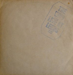 Image of Front Cover of 0446264S: LP - THE WHO, Live At Leeds (Track Record; 2406 001, UK 1970, All 12 Inserts, Blue Lettering) Sleeve Has Ring Wear And A Few Light Damp Like Stains.  VG/VG