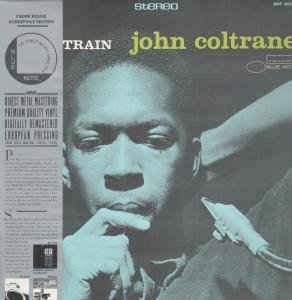 Image of Front Cover of LP - VG/VG - JOHN COLTRANE, Blue Train (Blue Note; BST 81577, France 1985 Reissue, Company Inner, No Poster, No OBI), Sleeve slightly worn (corners, edges); discoloured and mottled with gold sticker on reverse,  - 0416357C
