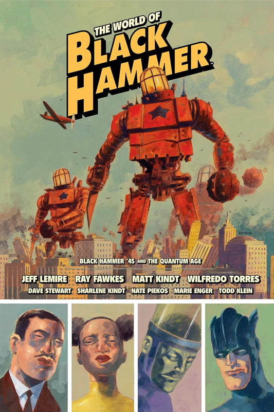 Image of Front Cover of 0456179S: Book - LEMIRE JEFF, World of Black Hammer Library Edition Volume 2, The Hardcover 25 Feb. 2021 (,  )   VG+/VG+