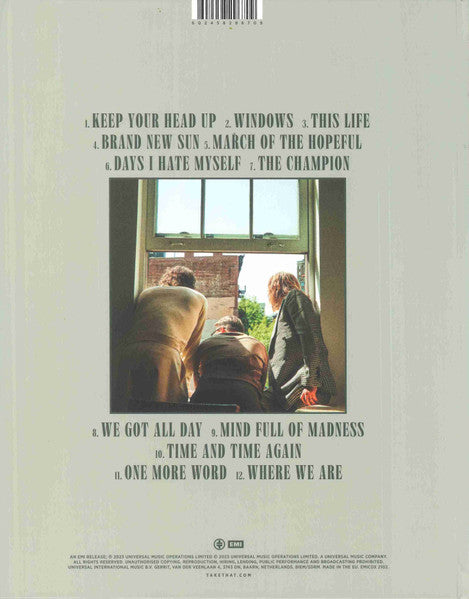 Image of Back Cover of CD - EX/EX - TAKE THAT, This Life (EMI; EMICDX 2102, Europe 2023), SEALED,  - 0456181S