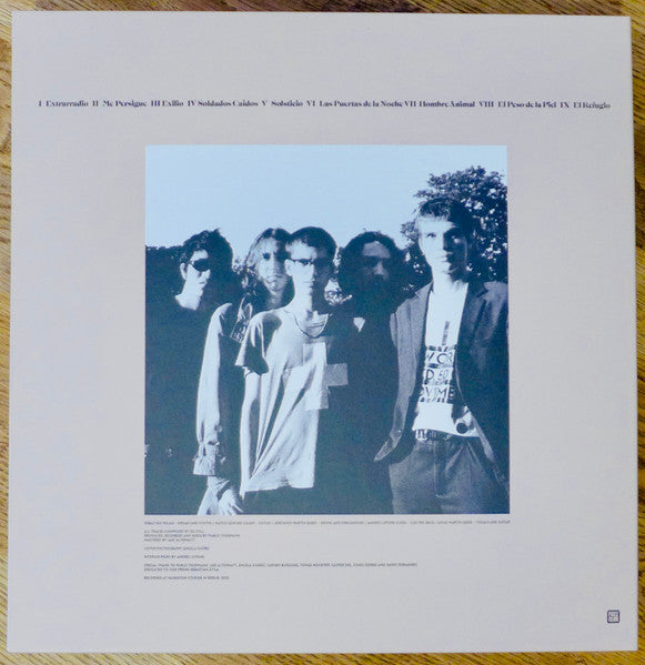 Image of Back Cover of 0426302E: LP - SEI STILL, El Refugio (Fuzz Club Records; FC143, UK 2021, Gatefold, Black Inner, Oxblood Vinyl) Seam split to inner.   VG+/VG+