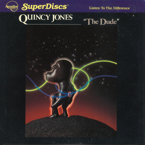 Image of Front Cover of 0416406C: LP - QUINCY JONES, The Dude (A&M Records; NR-52, US 1982, Half-Speed Mastered) A few very light marks on record. Sleeve has light wear at edges and two bumped corners. Also a split at middle of top edge  VG/VG+