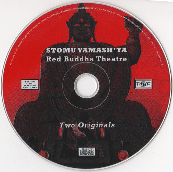 Image of Back Cover of CD - VG+/VG+ - STOMU YAMASH'TA / RED BUDDHA THEATRE, Two Originals - "The Man From The East" & Red Buddha (Take 5; TA 35007, Poland 2007, Jewel Case, Booklet), ,  - 0436136E