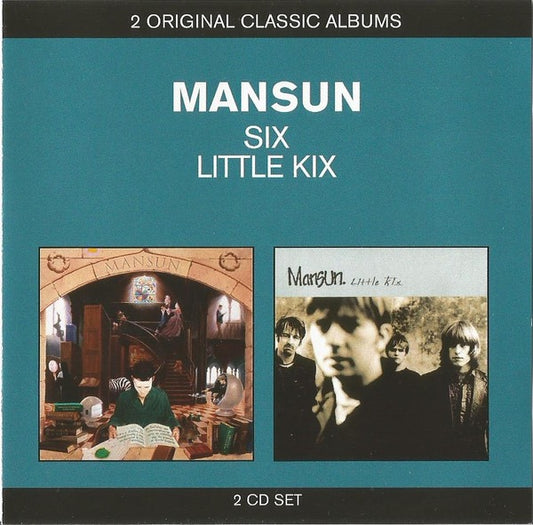 Image of Front Cover of 0516002C: 2xCD - MANSUN, Six / Little Kix (EMI; 5099968071820, UK & Europe 2011 Reissue, Double CD Case) Nice copy showing minimal sign of use.  VG+/VG+