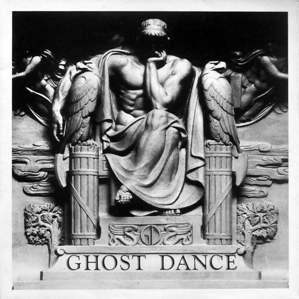 Image of Front Cover of 0526010E: LP - GHOST DANCE, Gathering Dust (Karbon; KAR XL303, UK 1988) A few light hairlines on the record.  Sleeve has mild wear and small liquid stain on rear bottom left.  VG/VG