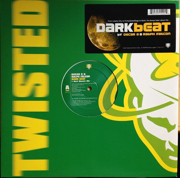 Image of Front Cover of 0526031E: 12" - OSCAR G & RALPH FALCON, Dark Beat (Twisted America Records; TWMX-50011, UK 2002)   VG/VG+