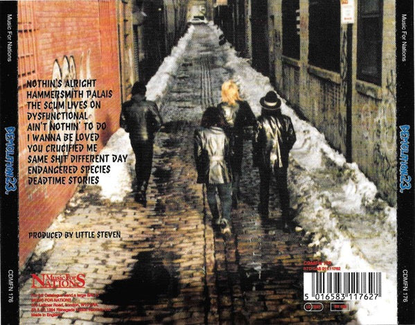 Image of Back Cover of CD - VG+/VG+ - DEMOLITION 23., Demolition 23. (Music For Nations; CDMFN 176, Europe 1994, Jewel Case), ,  - 0516012C