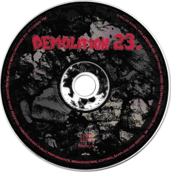 Image of Label Cover of CD - VG+/VG+ - DEMOLITION 23., Demolition 23. (Music For Nations; CDMFN 176, Europe 1994, Jewel Case), ,  - 0516012C