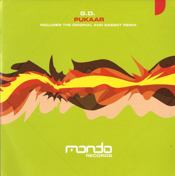 Image of Front Cover of 0546049S: 12" - G.D., Pukaar (Mondo Records; MND021, UK 2005, Picture Sleeve) sticker top right front sleeve  VG/VG+