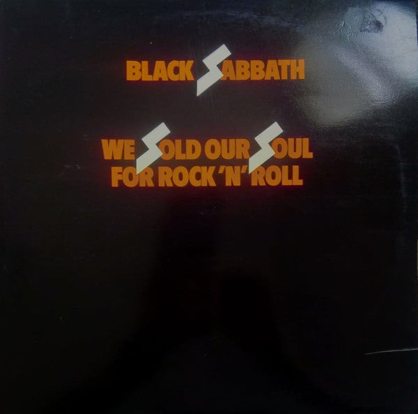 Image of Front Cover of 0546025S: 2xLP - BLACK SABBATH, We Sold Our Soul For Rock 'N' Roll (NEMS; NELD 101, UK 1975, Gatefold, Glued-in Booklet) Strong VG, a few haorlines only, ring wear  VG/VG
