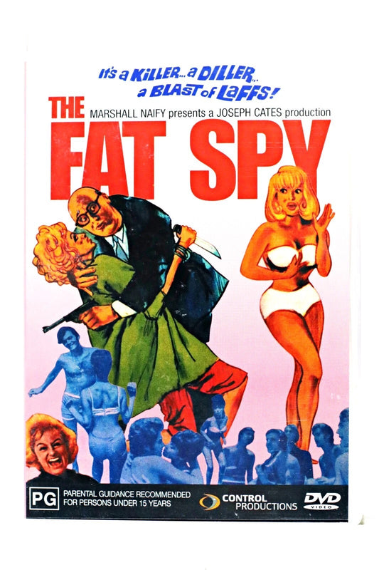 Image of Front Cover of 0536050E: DVD - JOSEPH CATES, JAYNE MANSFIELD, The Fat Spy (, Australia , All Regions)   VG/VG+