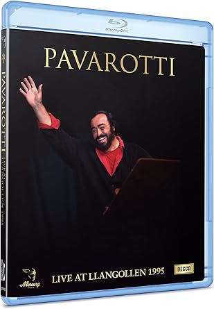 Image of Front Cover of 0556025S: Blu-Ray - PAVAROTTI, Pavarotti: The Lost Concert - Live at Llangollen 1995 (Decca; , UK 1995) Opened Instore  EX/EX