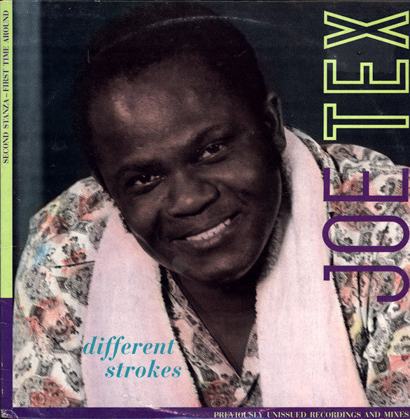 Image of Front Cover of 0526095E: 2xLP - JOE TEX, Different Strokes (Charly R&B; CDX 41, UK 1989, Gatefold)   VG+/EX