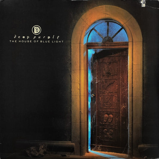 Image of Front Cover of 0546086S: LP - DEEP PURPLE, The House Of Blue Light (Mercury; 831 318-1 M-1, US 1987, NO Inner, 53-Hauppauge Pressing) Promo notch cut in bottom of cover, corner crease  VG/VG