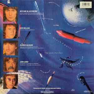 Image of Back Cover of 0546086S: LP - DEEP PURPLE, The House Of Blue Light (Mercury; 831 318-1 M-1, US 1987, NO Inner, 53-Hauppauge Pressing) Promo notch cut in bottom of cover, corner crease  VG/VG