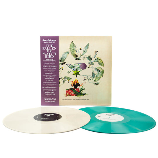 Image of Back Cover of 0436191E: 2xLP - JANE WEAVER, The Fallen By Watch Bird (Expanded Edition) (Fire Records; FIRELP796, UK 2026 Reissue, Gatefold, Insert, Obi, Limited Edition, Marine Vinyl, Cream Vinyl)   NEW/NEW