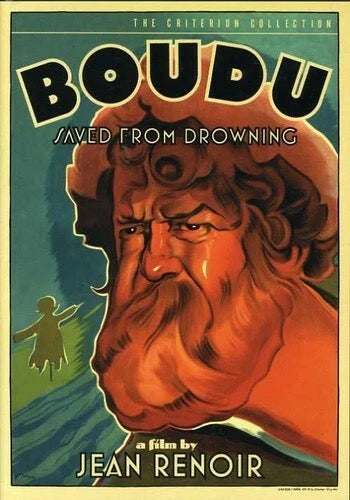 Image of Front Cover of DVD - VG+/VG+ - JEAN RENOIR, Boudu Saved From Drowning (The Criterion Collection; 305, US 2005, Insert, Region 1 US), Couple of very superficial pressure marks, plays fine ,  - 0536058E