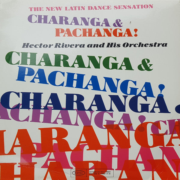 Image of Front Cover of LP - VG+/VG+ - HECTOR RIVERA AND HIS ORCHESTRA, The New Latin Dance Sensation Charanga & Pachanga! (Epic; BN 599, US Reissue), ,  - 0526177E